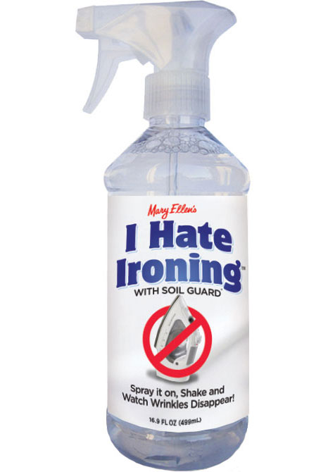 Mary Ellen Products I Hate Ironing Spray Wrinkle Remover, 16 -Ounce